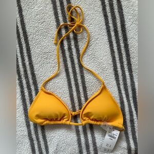 Yellow Bikini Top